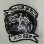 Embroidered Biker Patches