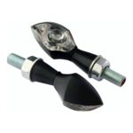 Bike It LED Boggle  Indicators With Black Body and Clear Lens