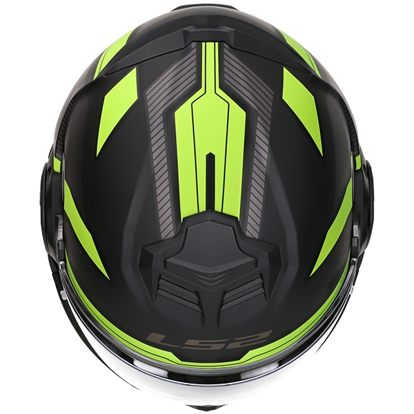 Casque Moto Modulable LS2 SCOPE II - Homologué ECE 22.06 - Visière Pinlock Incluse - Doublure Coolmax - Taille S à 2XL - Bleu Mat Et Jaune