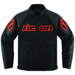 Icon AF mesh ce leather jacket