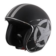 STEALTH HALF FACE HELMET